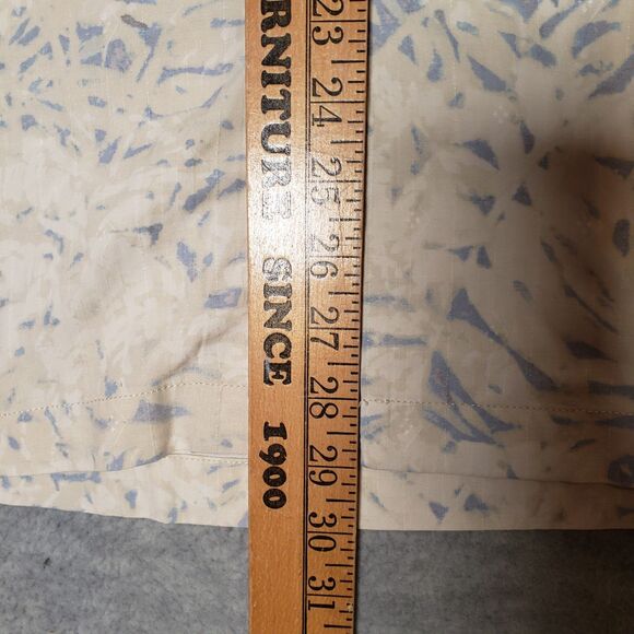 Tommy Bahama 100% Silk Hawaiian Aloha Shirt Mens M Gray Cream Palm Original Fit - Picture 5 of 5